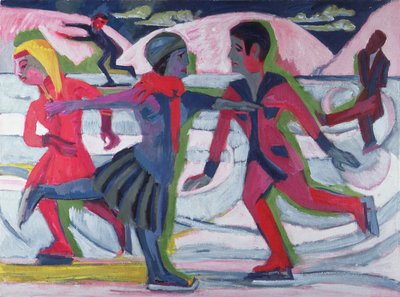 Eisläufer von Ernst Ludwig Kirchner